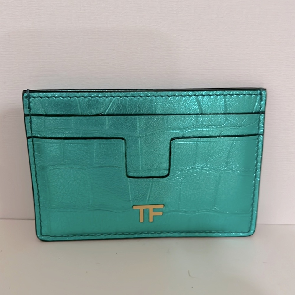 Tom Ford card case leather